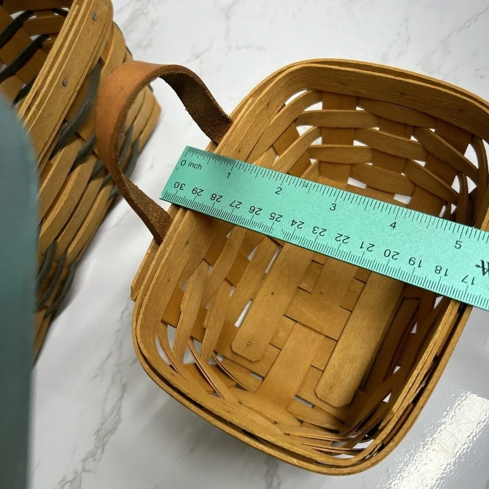 Longaberger Baskets Lot Of 3 Small
